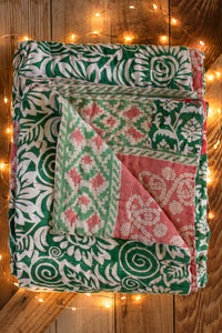 Kantha Holiday Throw