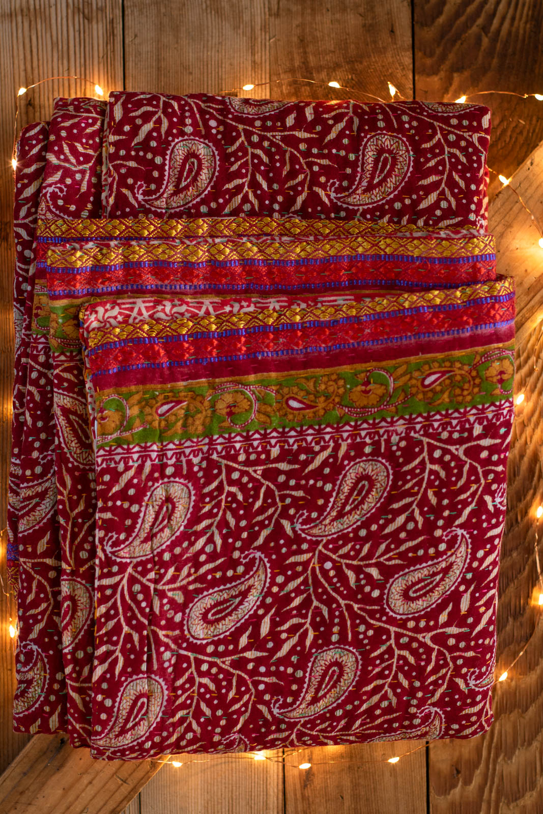 Kantha Holiday Throw