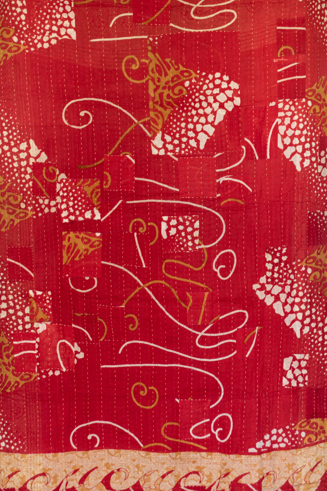 Noel Kantha Christmas Throw