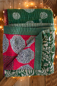 Kantha Holiday Throw