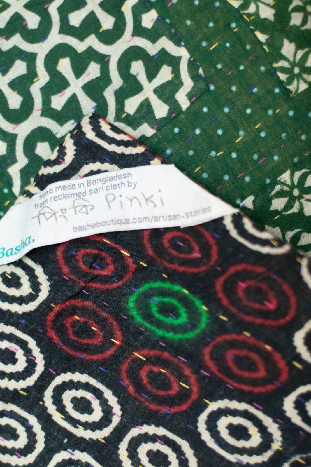 Rejoice Kantha Christmas Throw