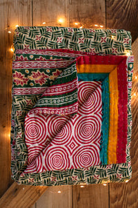 Kantha Holiday Throw