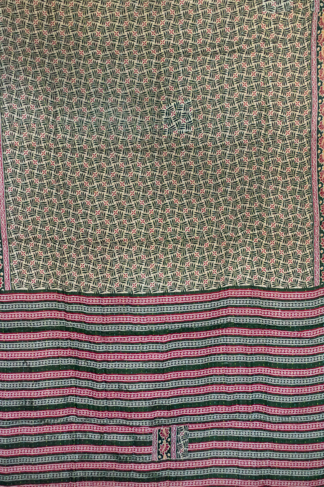 Rudolph Kantha Christmas Throw