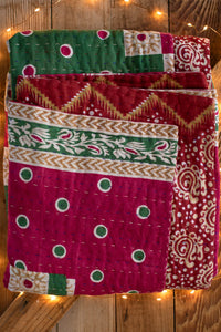 Kantha Holiday Throw