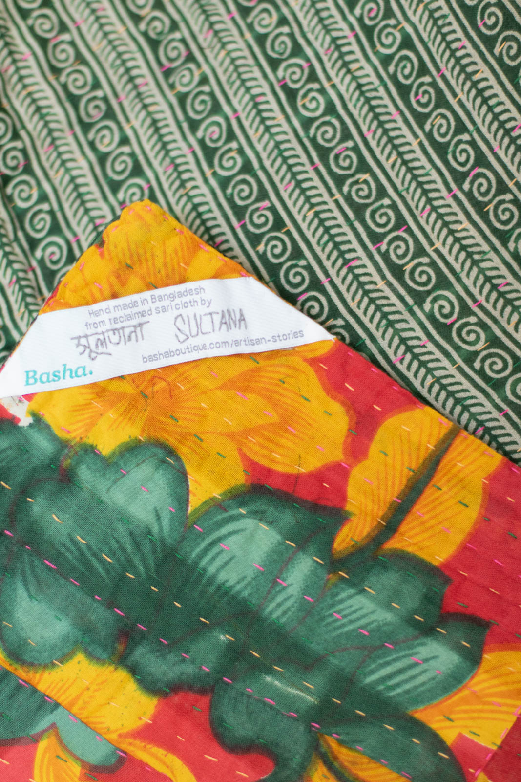 Spruce Kantha Christmas Throw