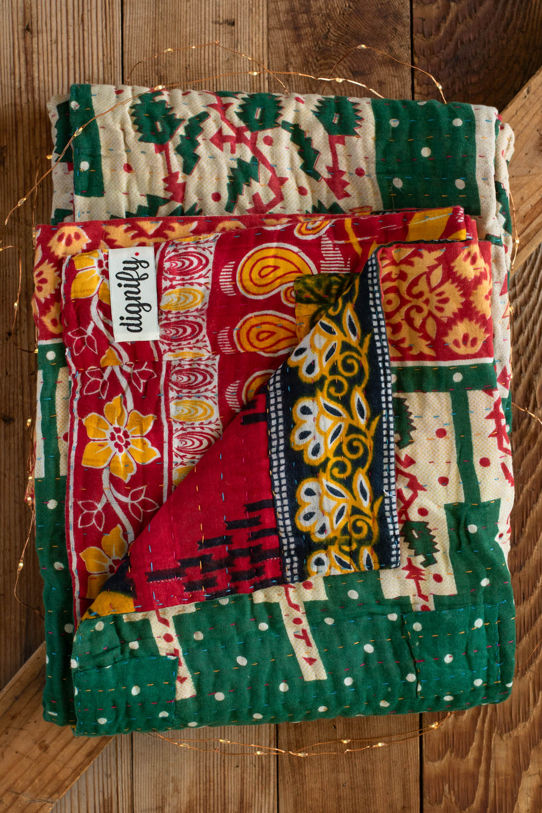 Kantha Holiday Throw