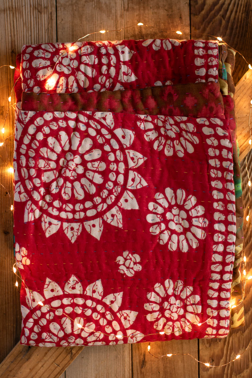 Kantha Holiday Throw