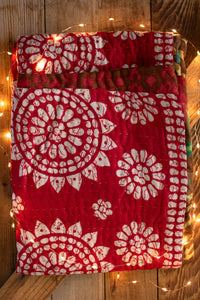 Kantha Holiday Throw