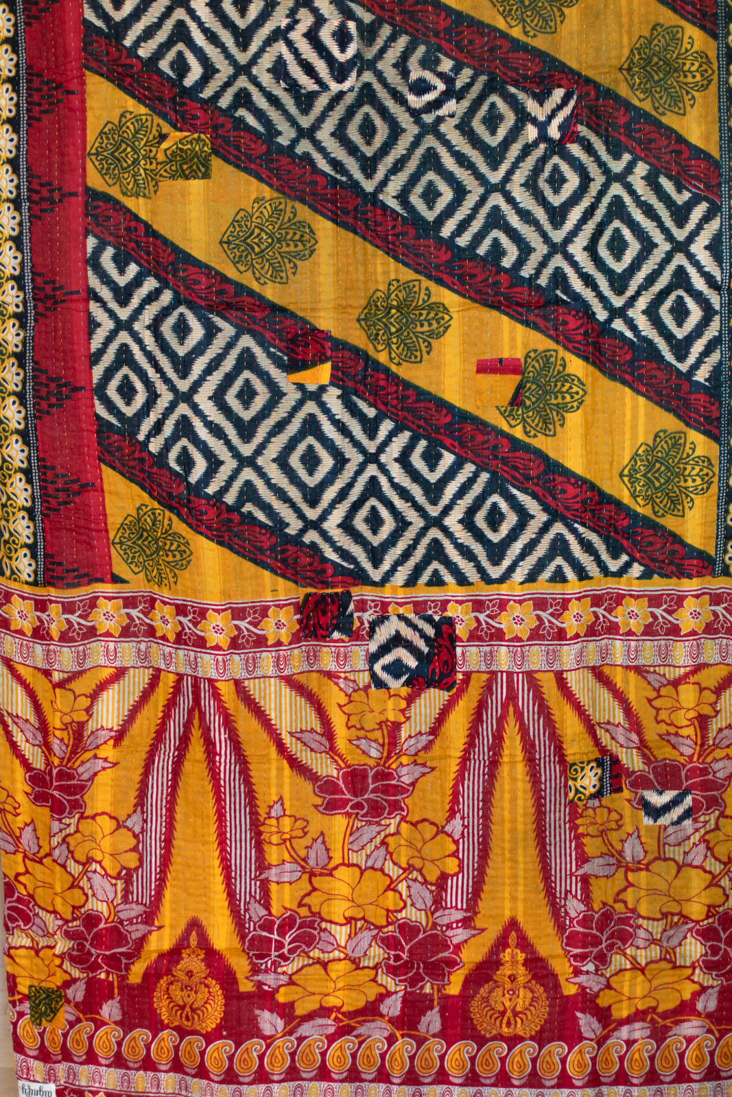 Cheer Kantha Christmas Throw