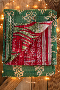 Kantha Holiday Throw