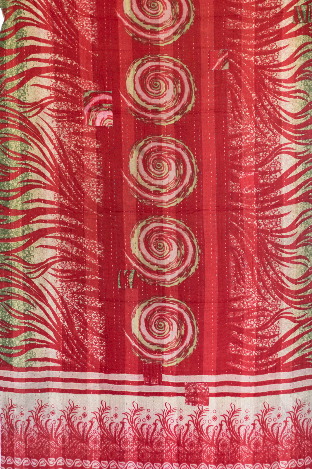 Twinkling Kantha Christmas Throw