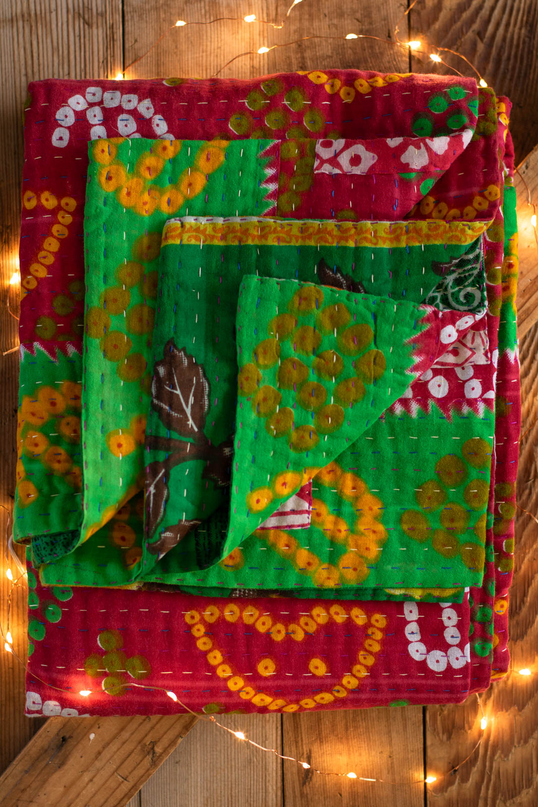 Kantha Holiday Throw