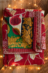 Kantha Holiday Throw