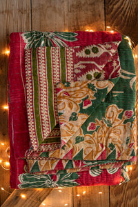 Kantha Holiday Throw