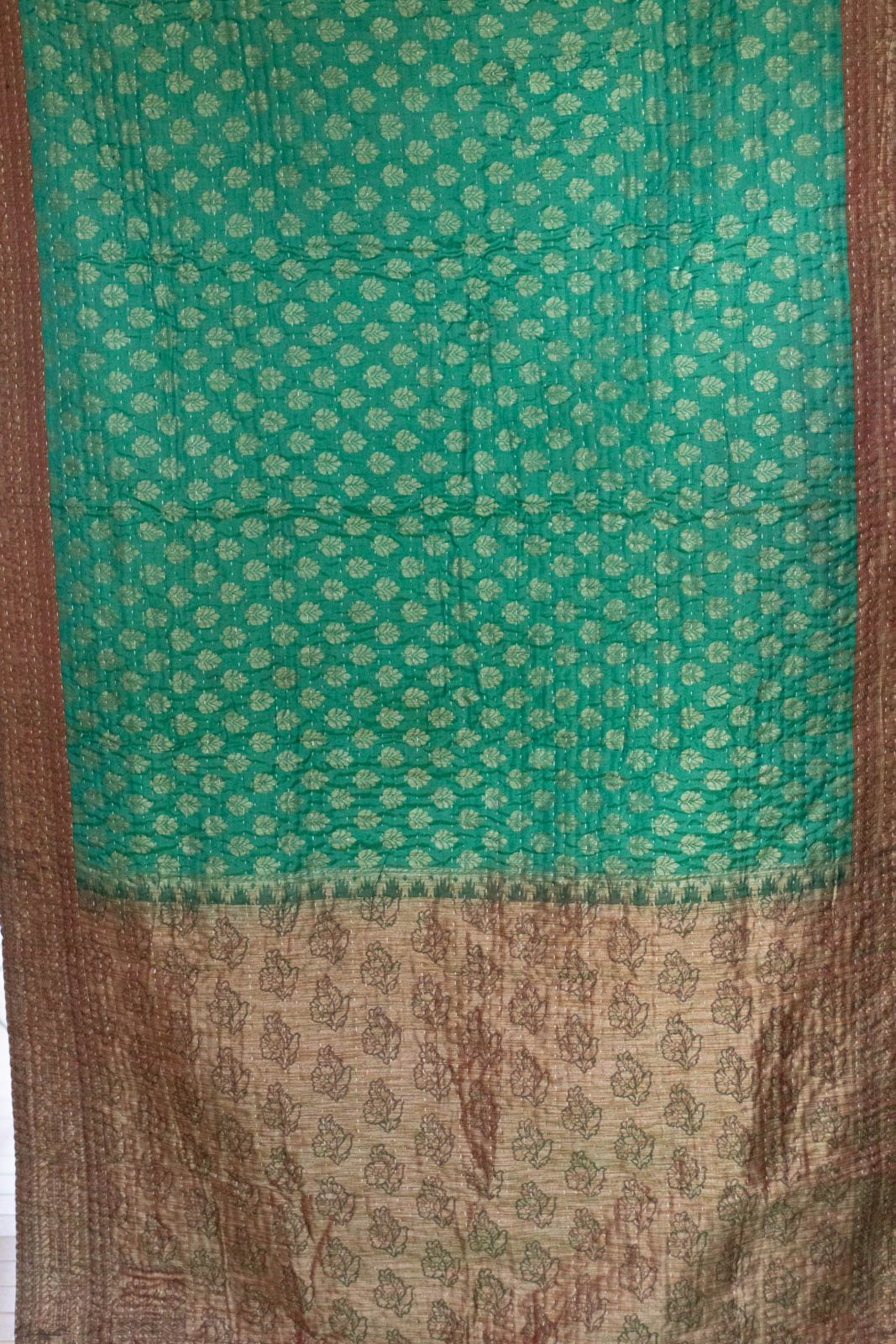 Bough Silk Holiday Kantha Throw