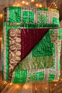 Kantha Holiday Throw