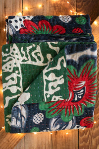 Kantha Holiday Throw