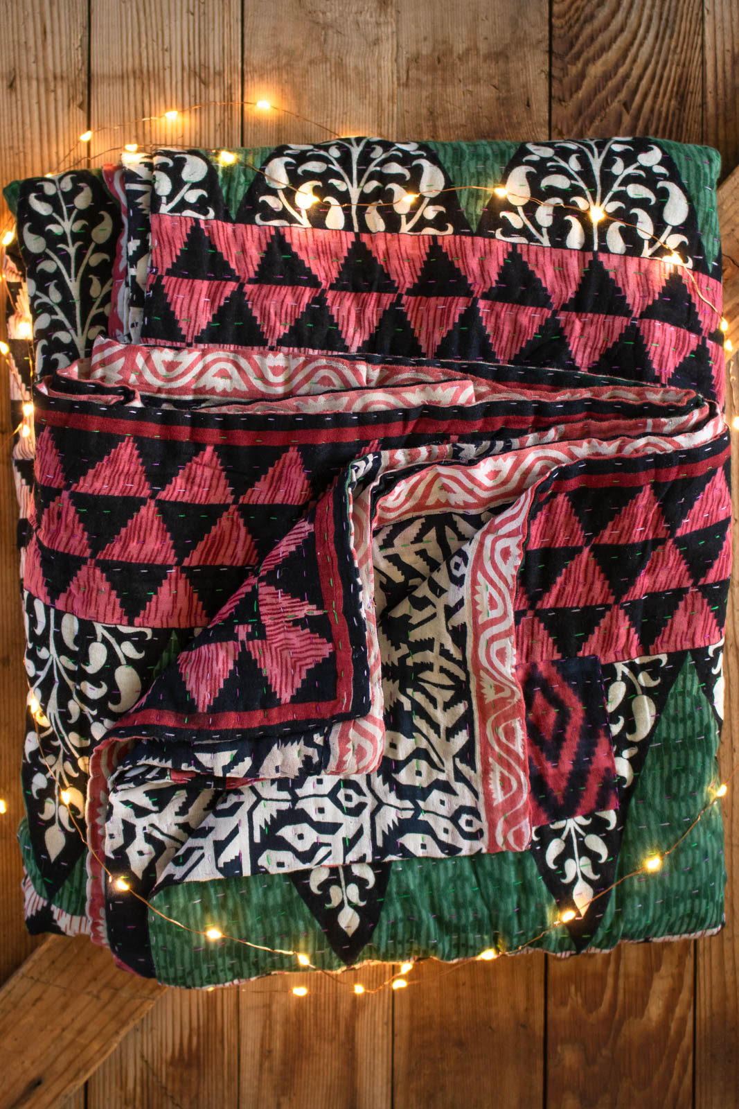 Kantha Holiday Throw