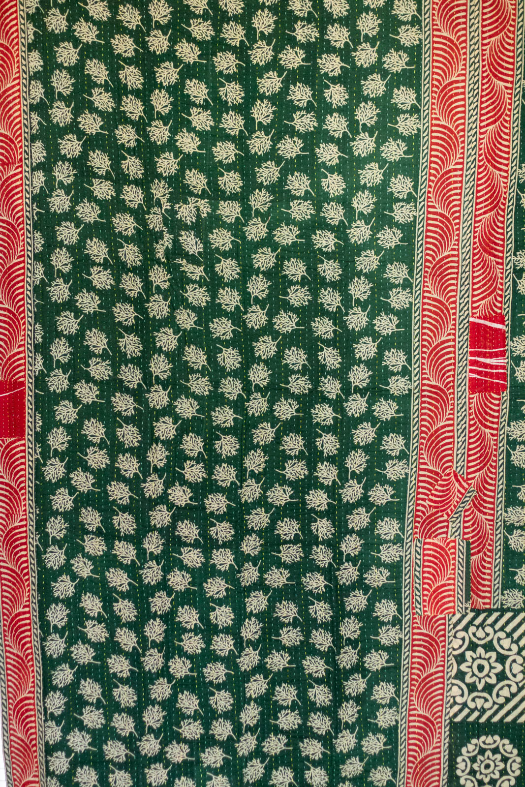 Cozy No. 6 Kantha Large Holiday Throw