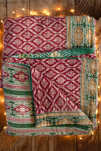 Kantha Holiday Throw