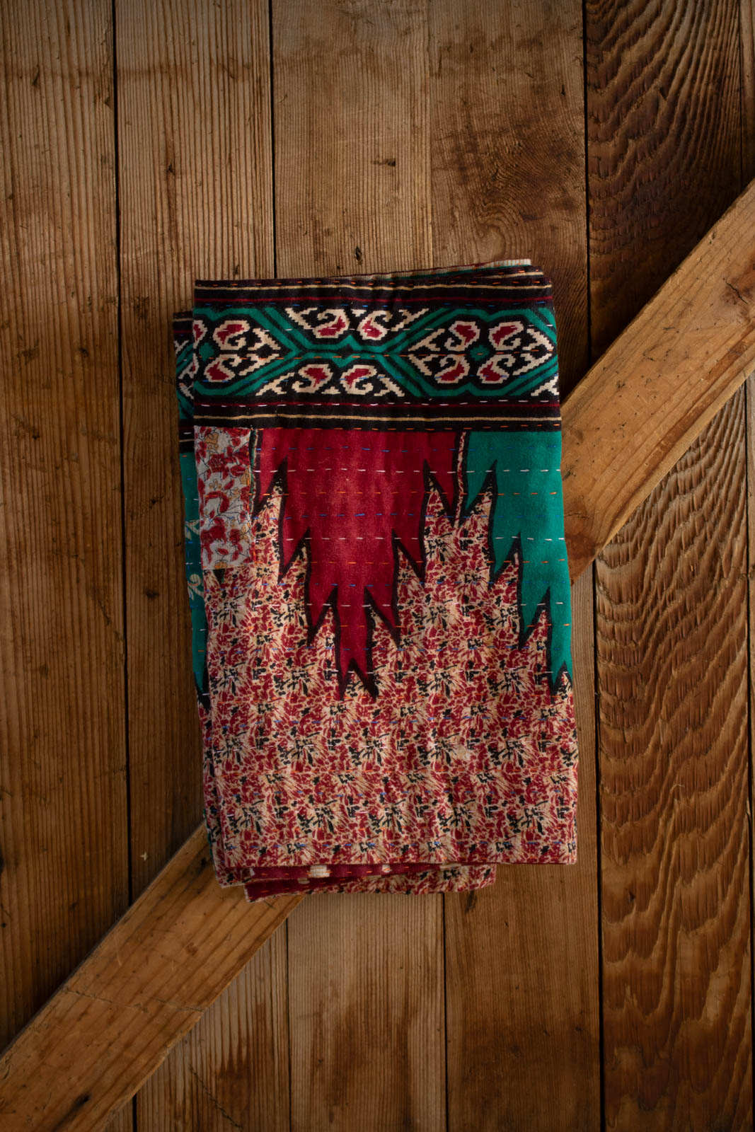 Kantha Holiday Table Runner No. 1