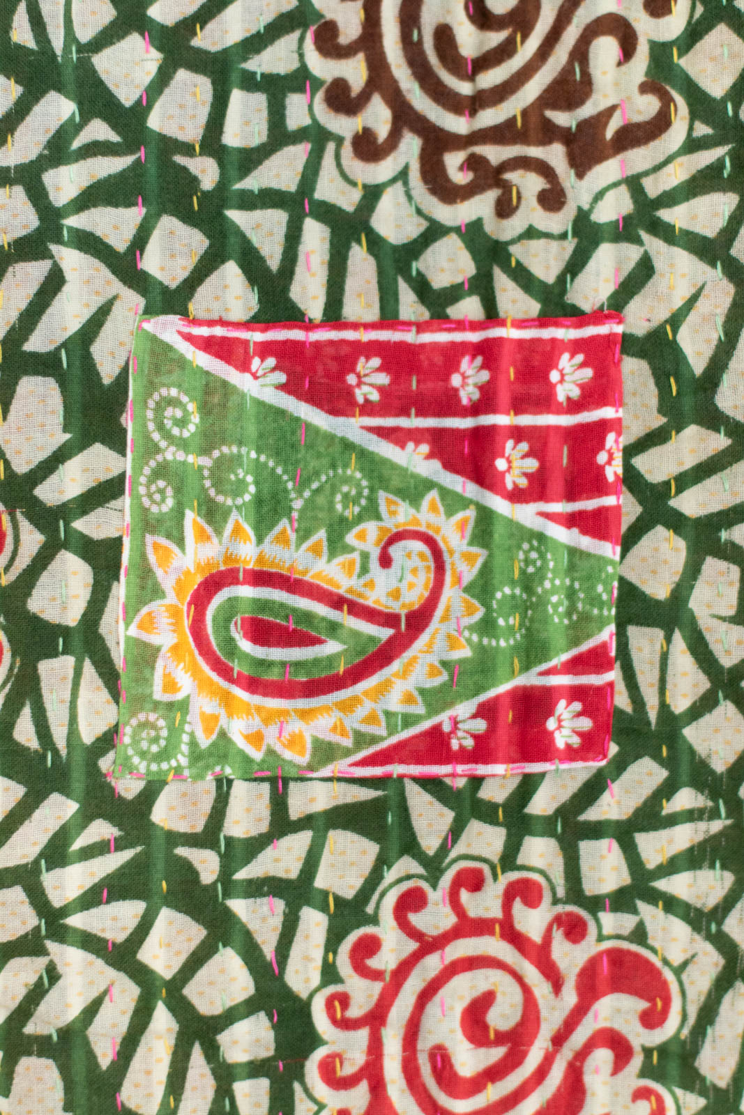 Cider Kantha Christmas Throw