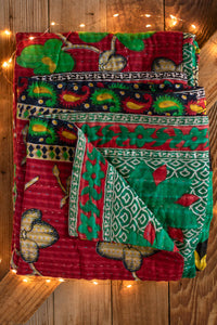 Kantha Holiday Throw