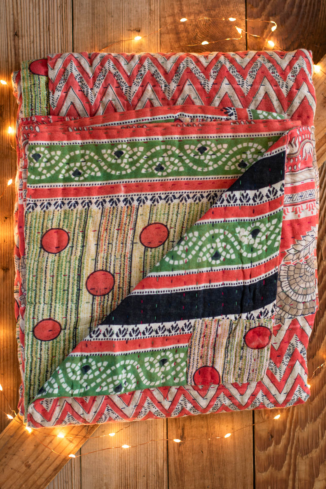 Kantha Holiday Throw