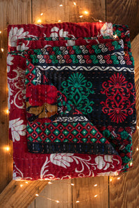 Kantha Holiday Throw