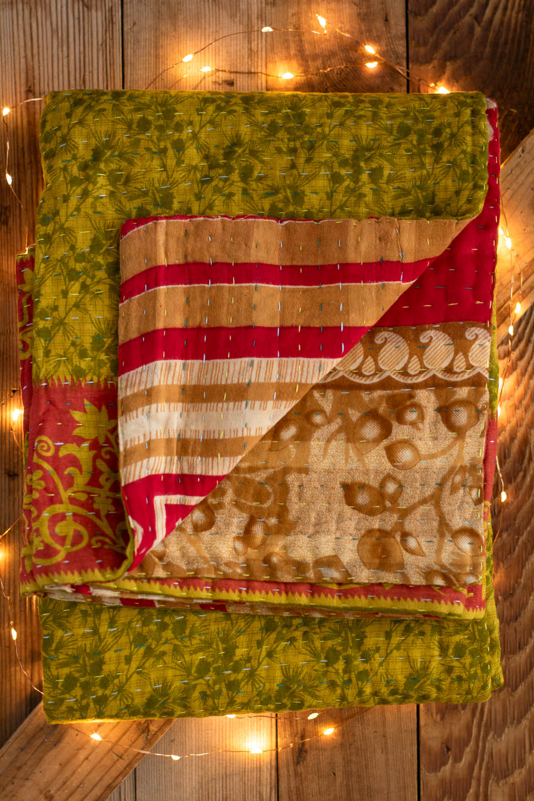 Kantha Holiday Throw