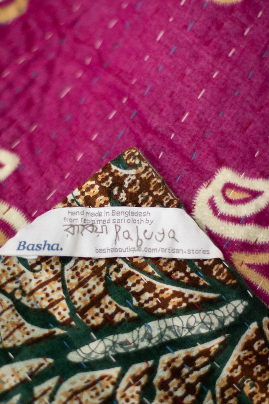 Scholar Kantha Throw