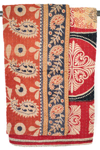 Kantha Throw Bed Quilt