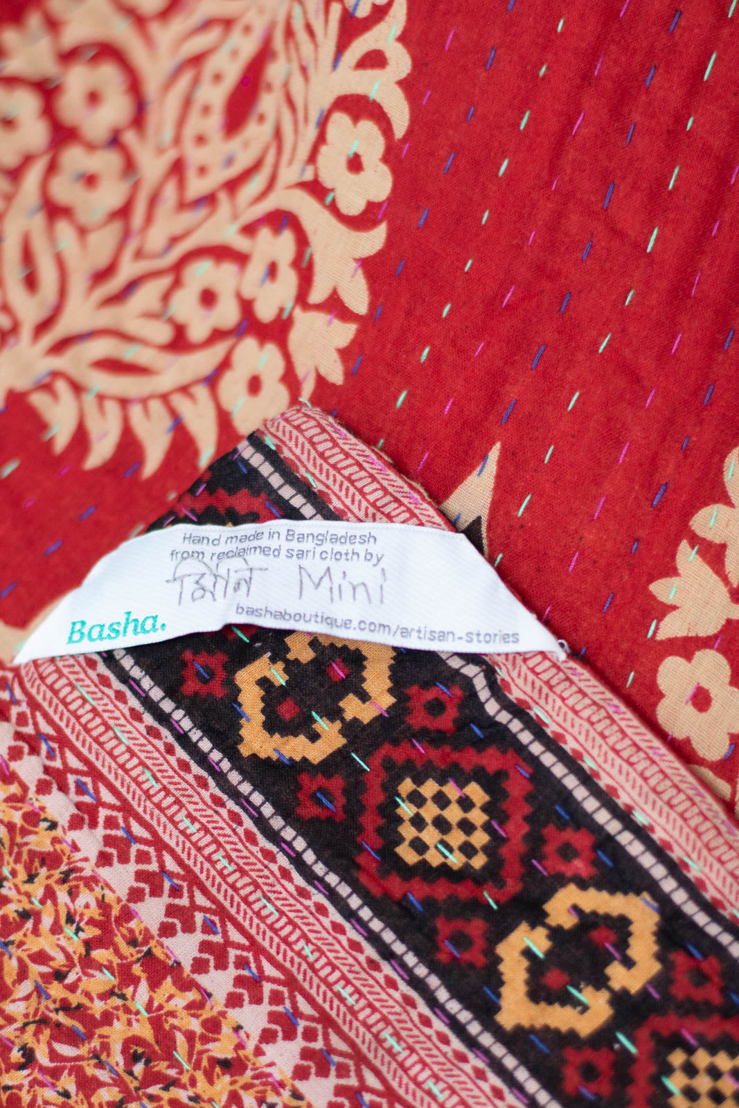 Inventor Kantha Throw