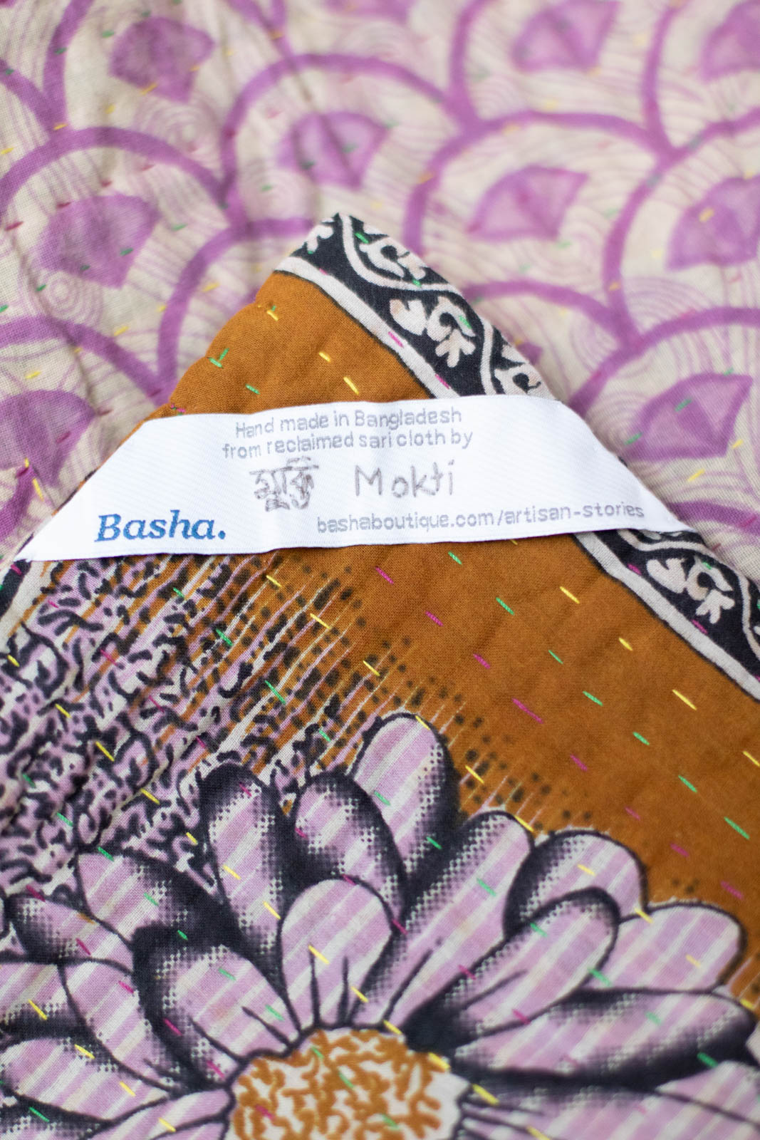 Impression Kantha Throw