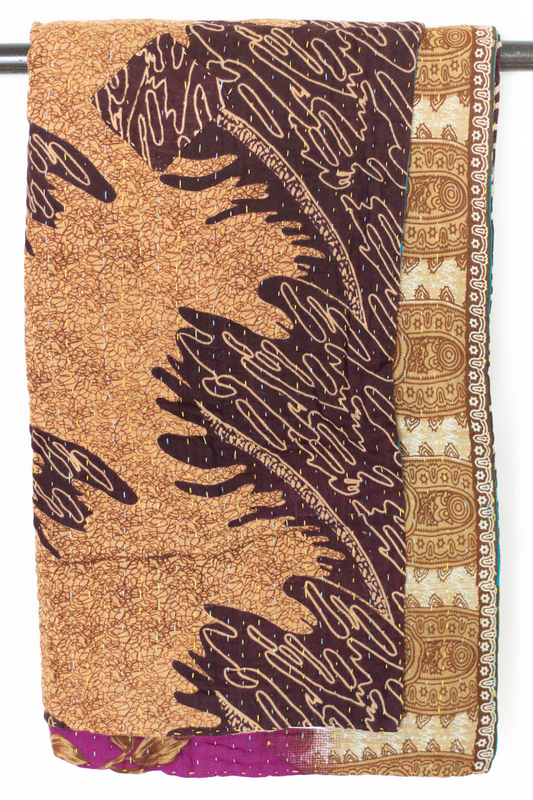 Kantha Throw Bed Quilt