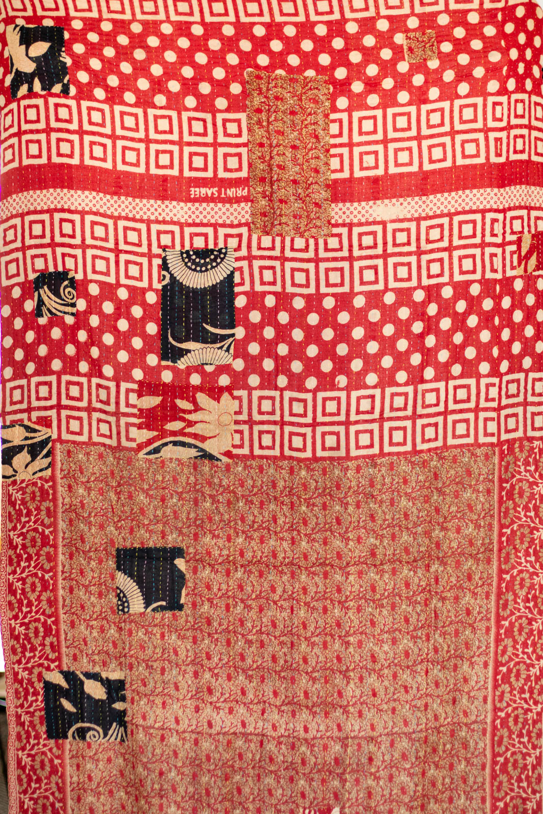 Camaraderie Kantha Throw