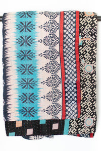 Kantha Throw Bed Quilt