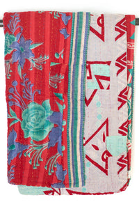 Kantha Throw Bed Quilt