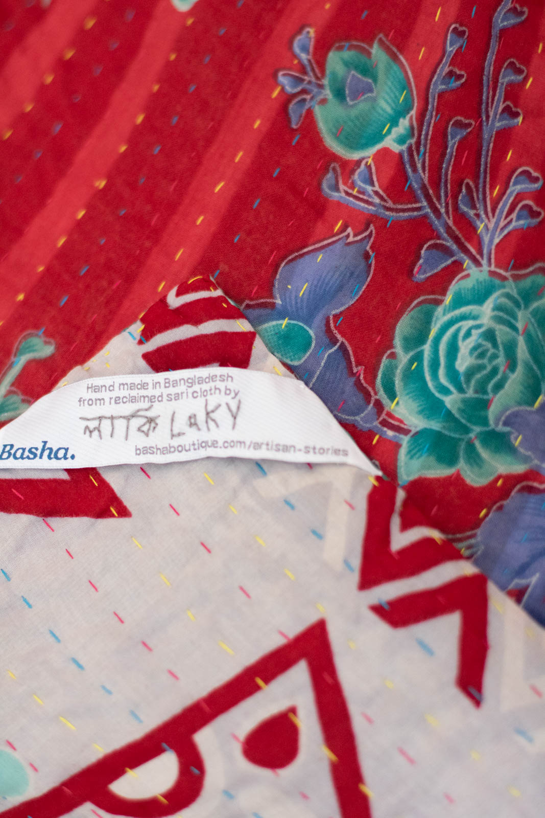 Story Kantha Throw