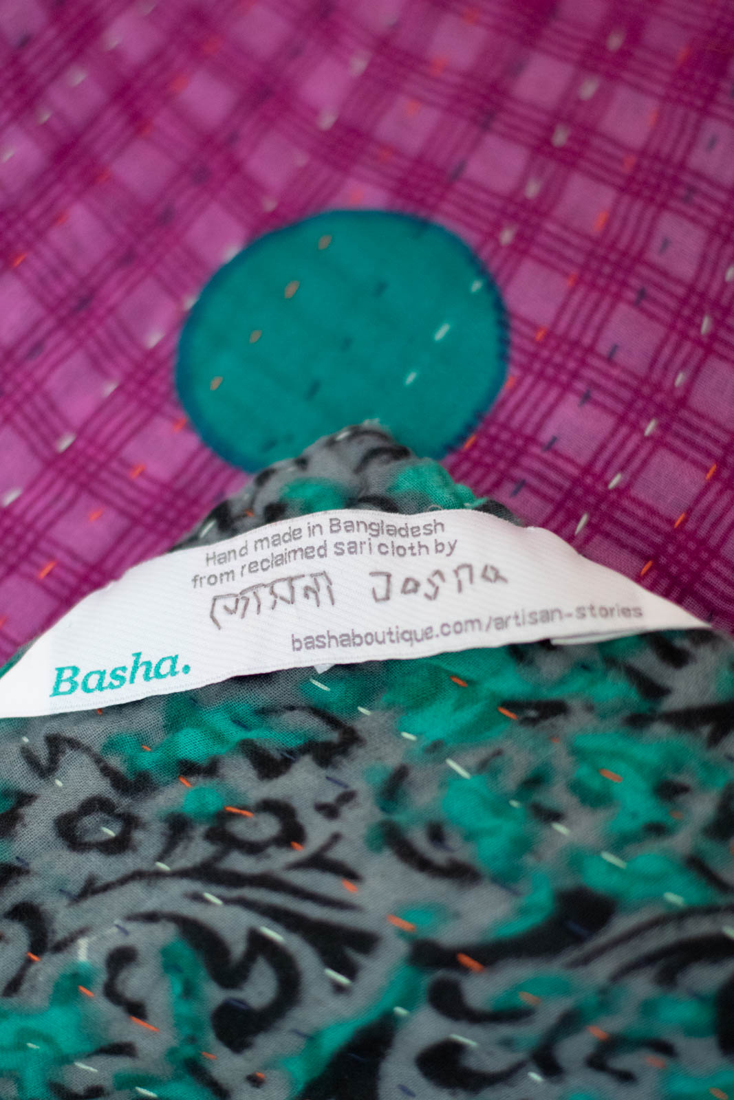 Profound Kantha Throw