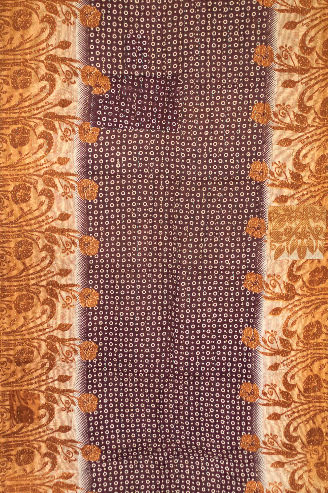 Diary Kantha Throw