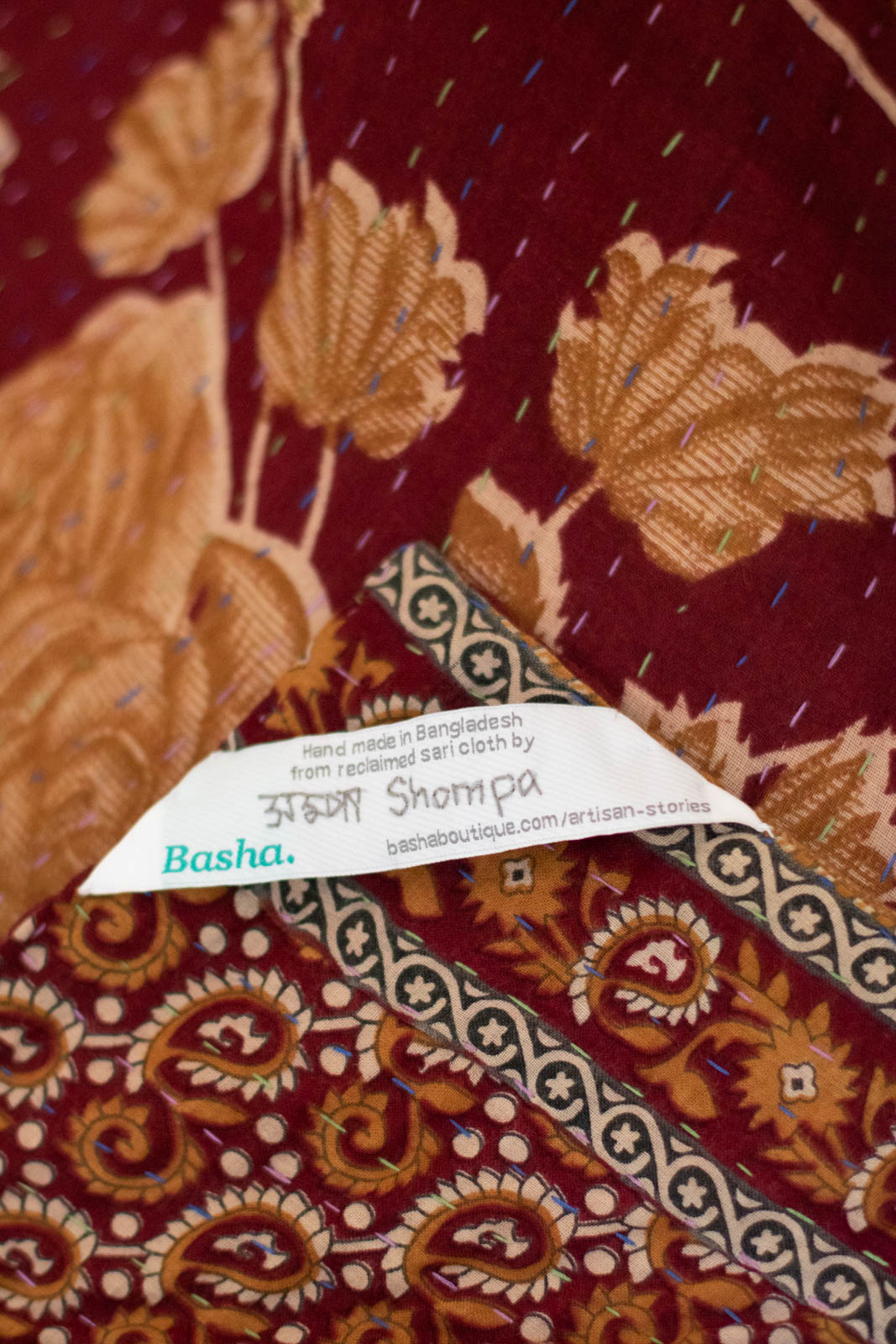 Expert Kantha Throw