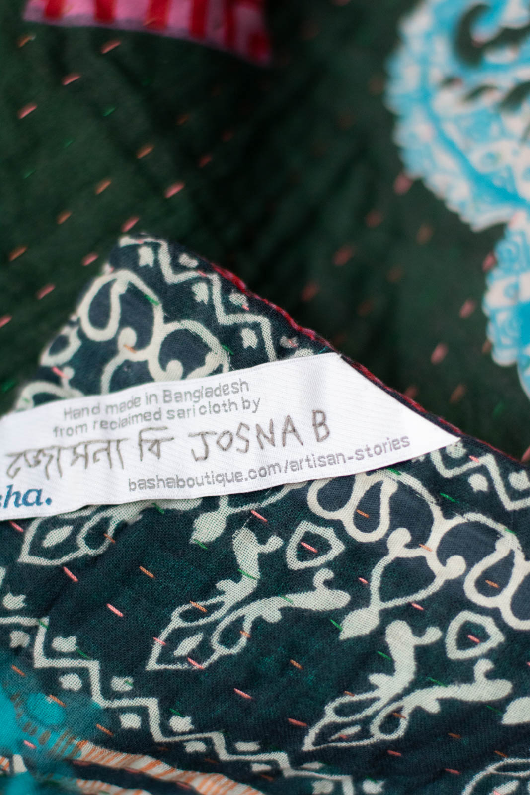 Lineage Kantha Throw