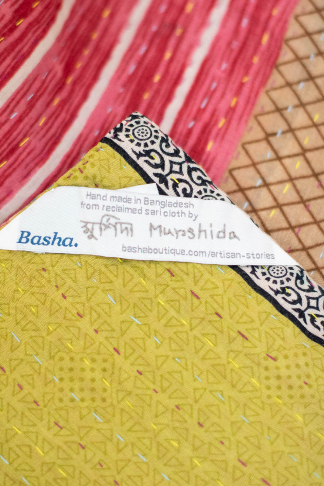 Poet Kantha Throw