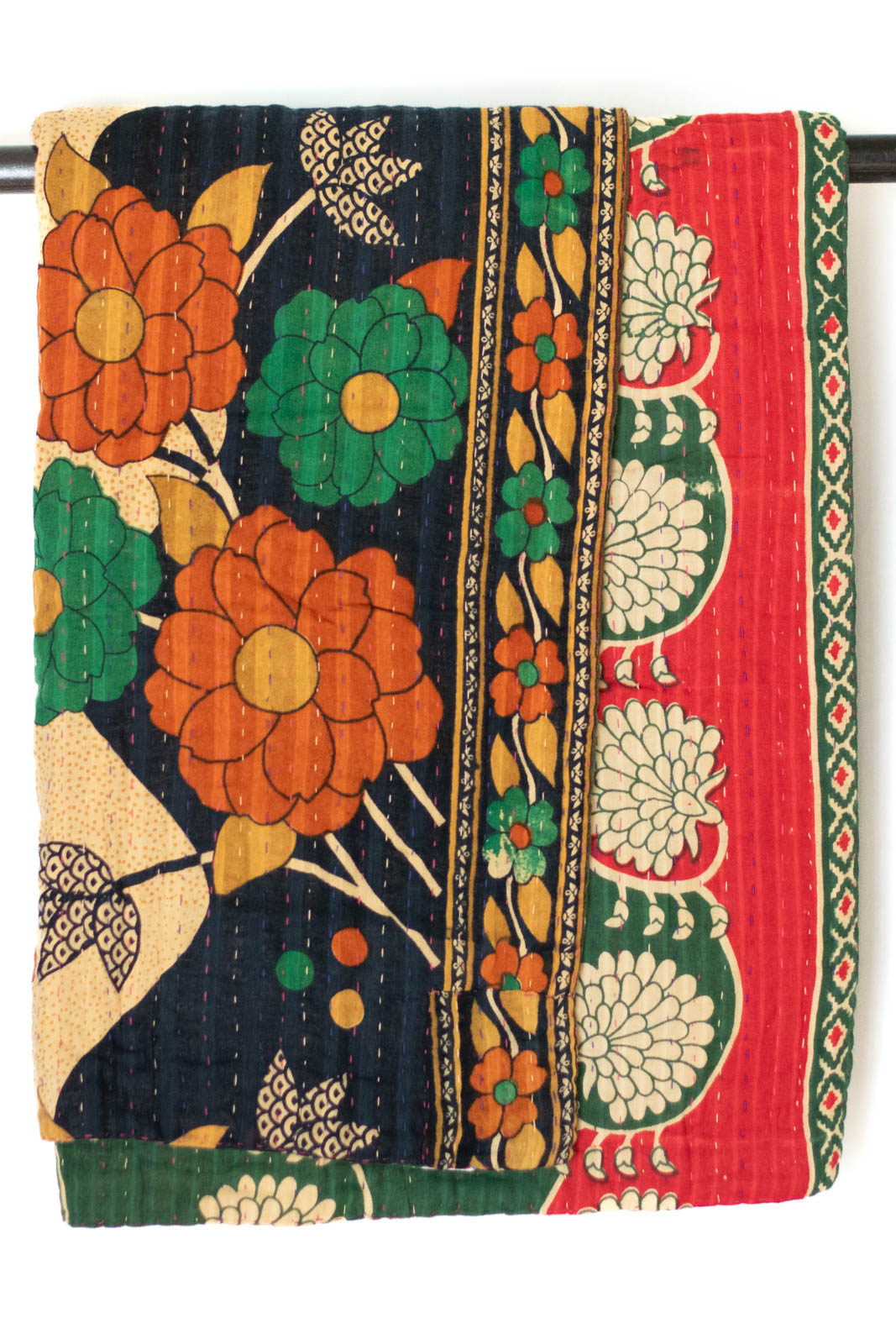 Fireplace Kantha Throw