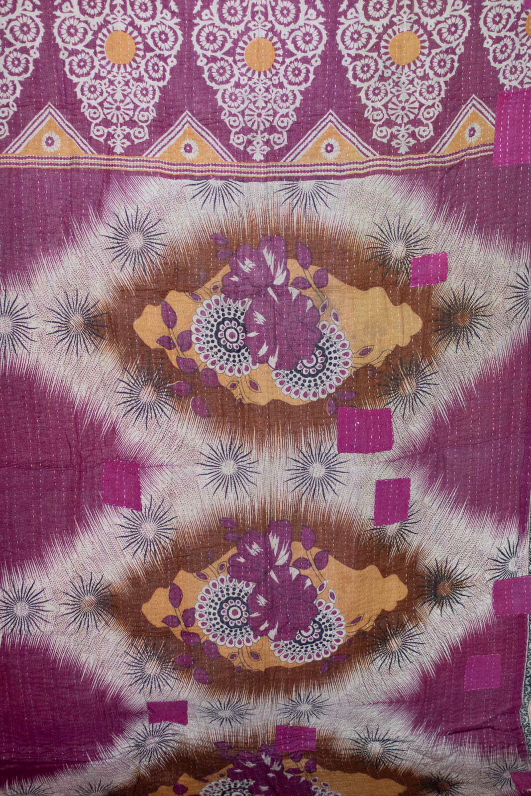 Charge Kantha Throw