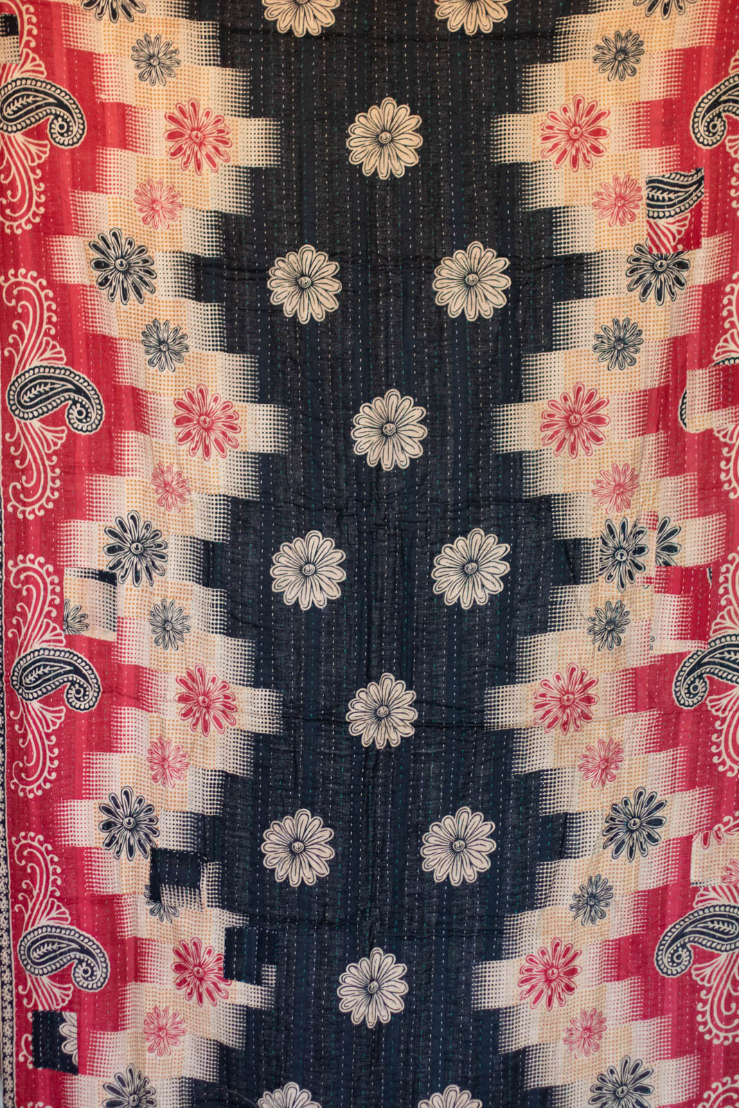 Mountain Kantha Throw