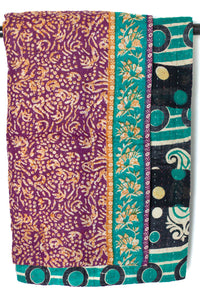 Kantha Throw Bed Quilt