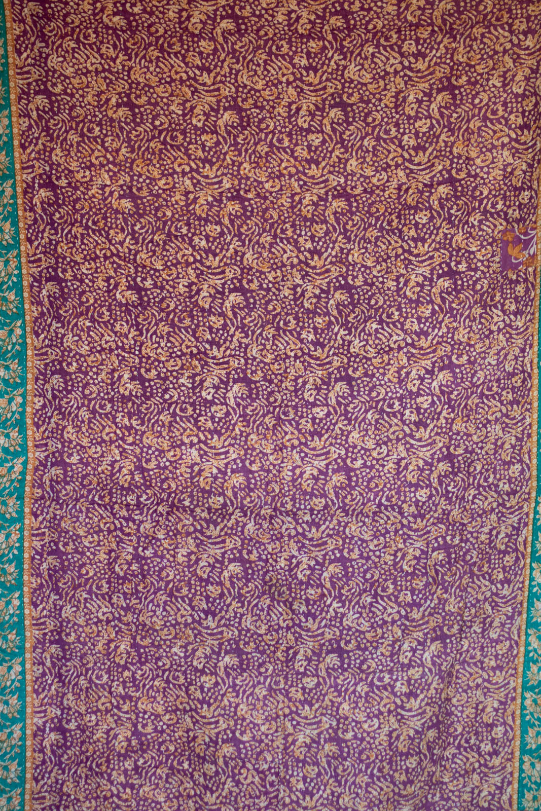 Chestnut Kantha Throw