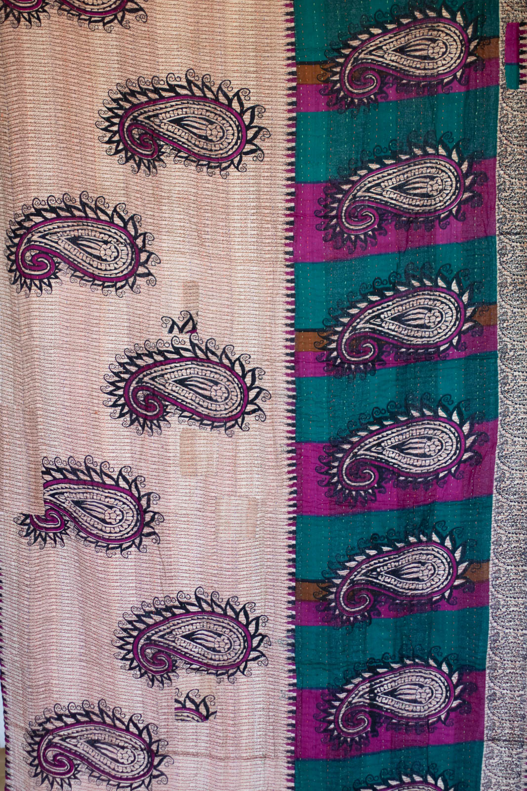 Fir Kantha Throw